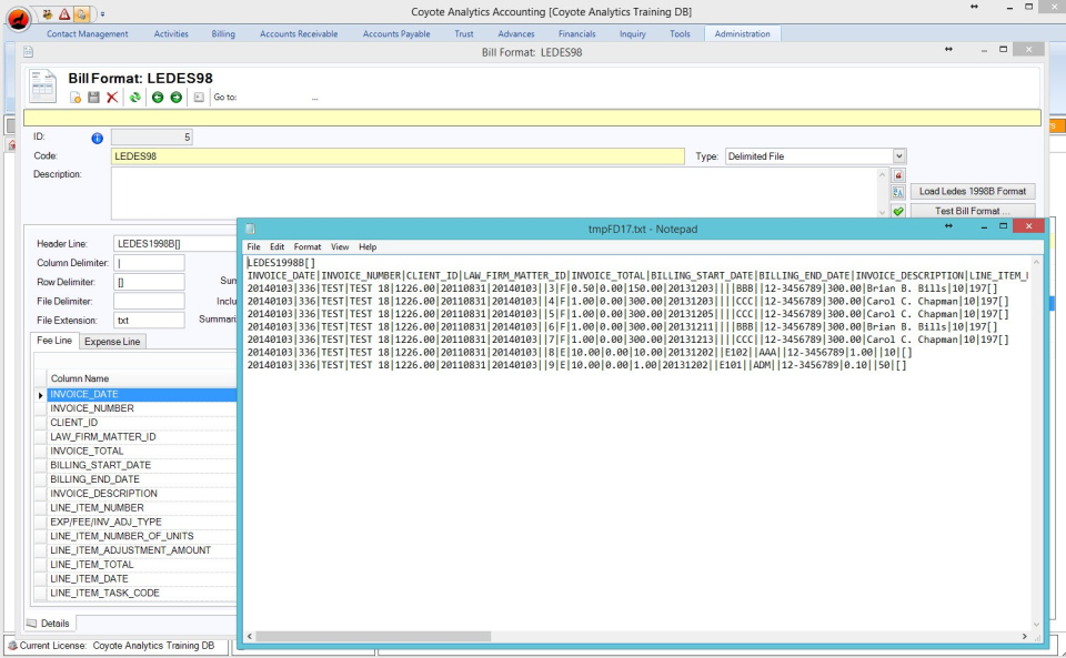 screenshot of Coyote Analytics
